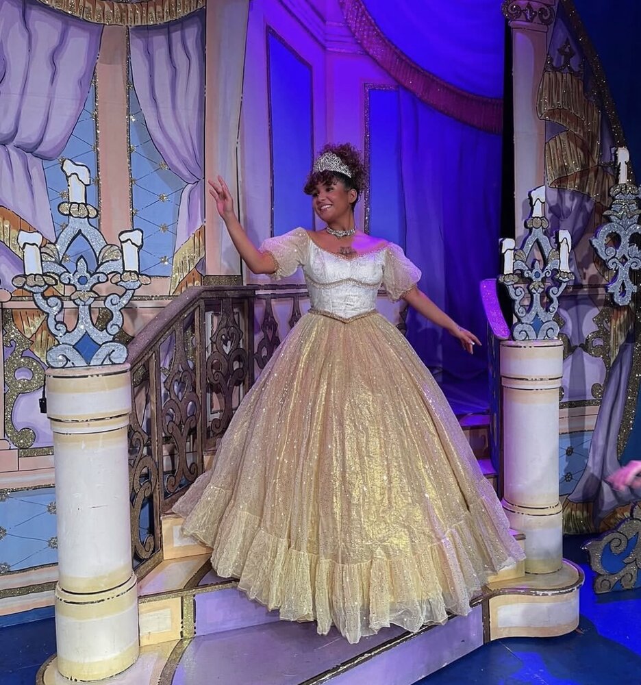 Aya as Cinderella at Stafford Gatehouse Theatre